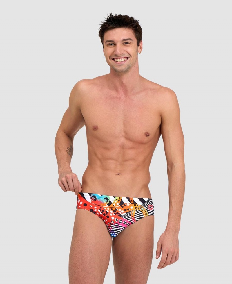 Noir Multicolore Slip de Bain Arena Crazy - HWI-2798661