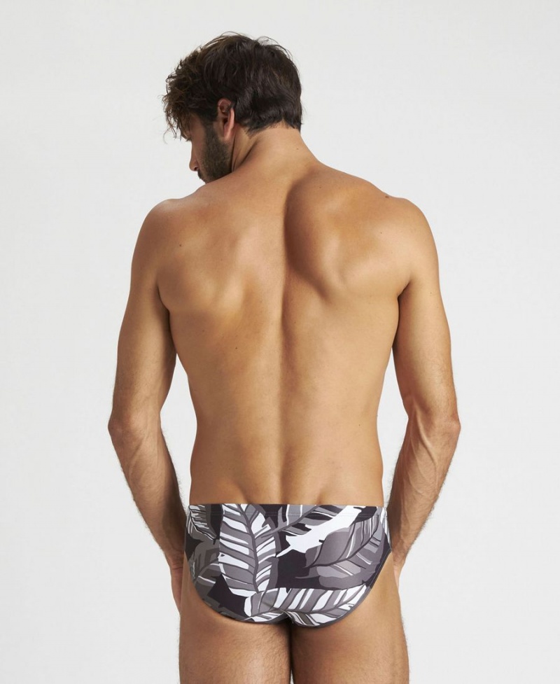 Noir Multicolore Slip de Bain Arena Tropicals - YSO-0880652