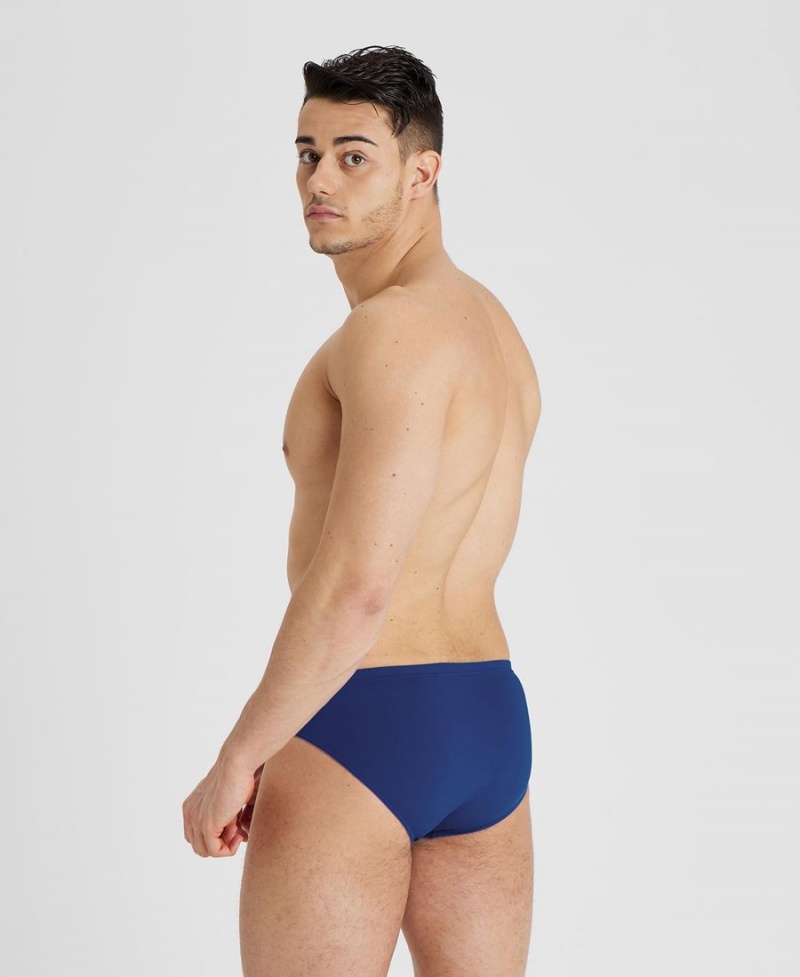 Bleu Marine Blanche Slip de Bain Arena Team Solid - LCW-8182202