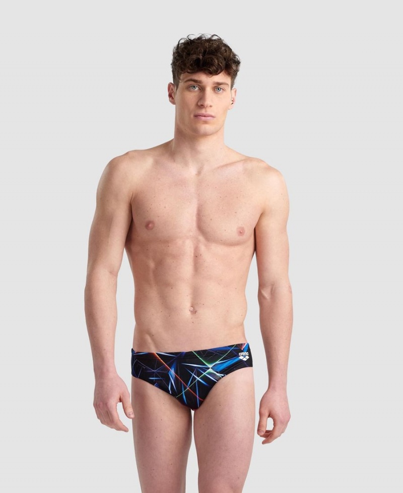 Noir Multicolore Slip de Bain Arena Allover - XNL-7074728