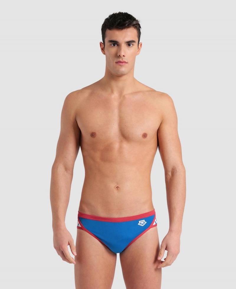 Bleu Rouge Slip de Bain Arena Icons - NBX-4752571