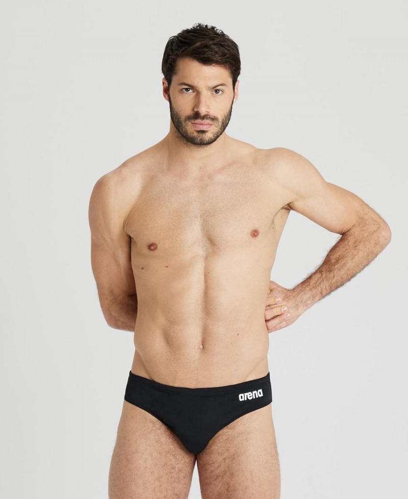 Noir Blanche Slip de Bain Arena Team Solid - PZQ-9804551