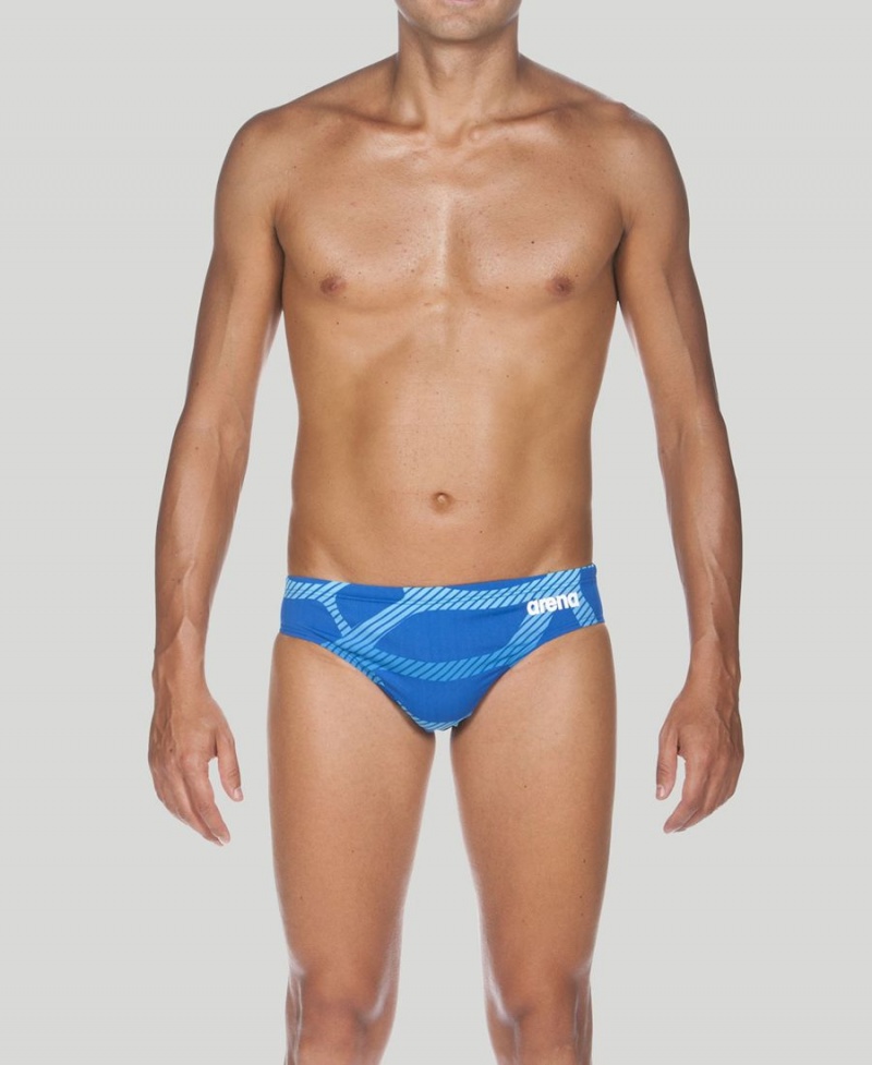 Bleu Slip de Bain Arena Spider - OYJ-1609213