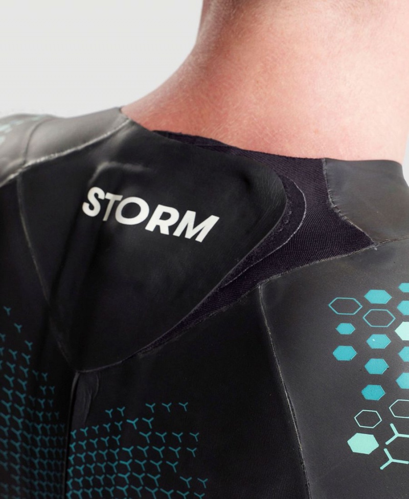 Noir Bleu Combinaison Natation Arena Powerskin Storm - HXX-7431895