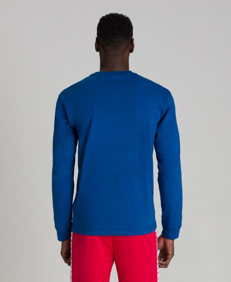 Bleu T-Shirt Arena Long Sleeve Team - ZTL-7282696