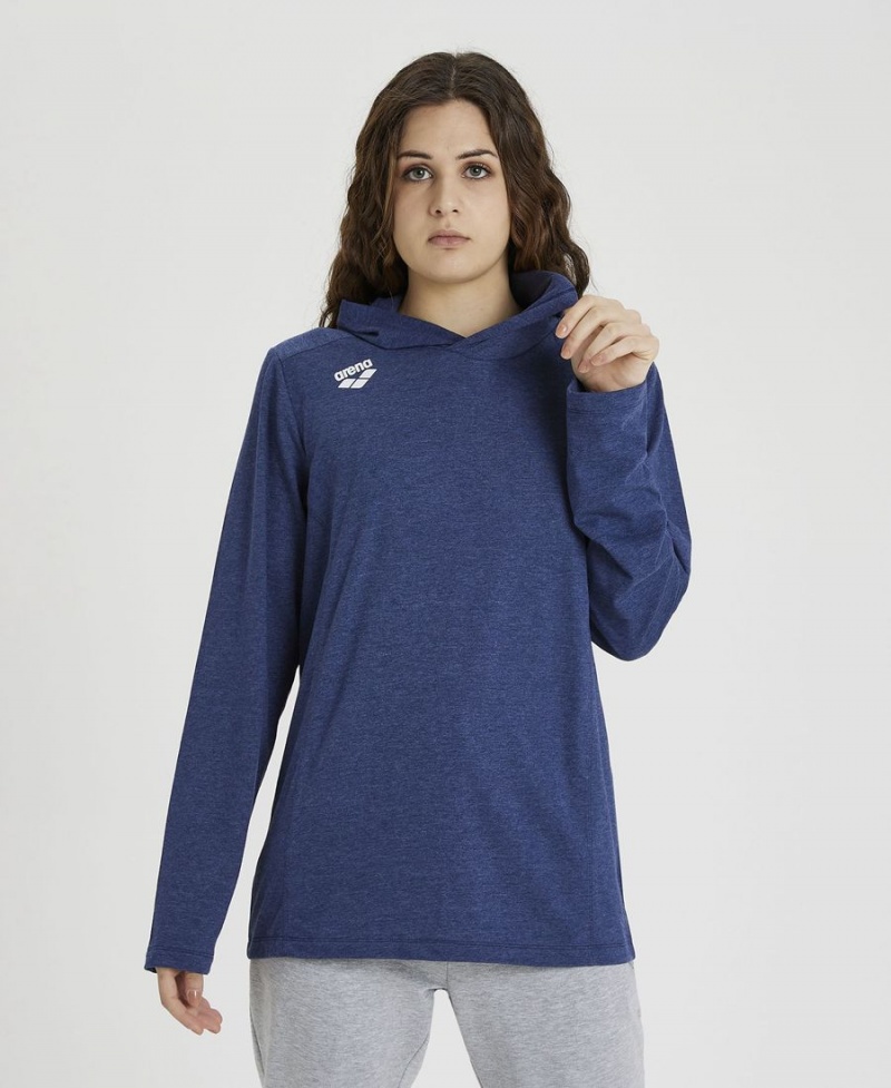 Bleu Marine T-Shirt Arena Team Encapuchonné Panel - JYX-2377538