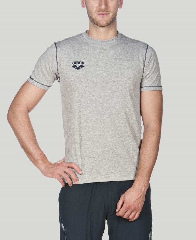 Grise T-Shirt Arena Team Line Corta Sleeve - SEO-1042507