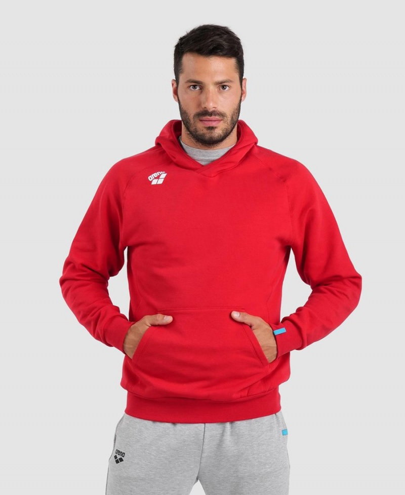 Rouge Sweatshirt Arena Team Encapuchonné Panel - IDU-9904754