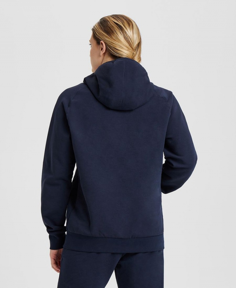 Bleu Marine Sweatshirt Arena Team Encapuchonné Panel - MYN-3916714