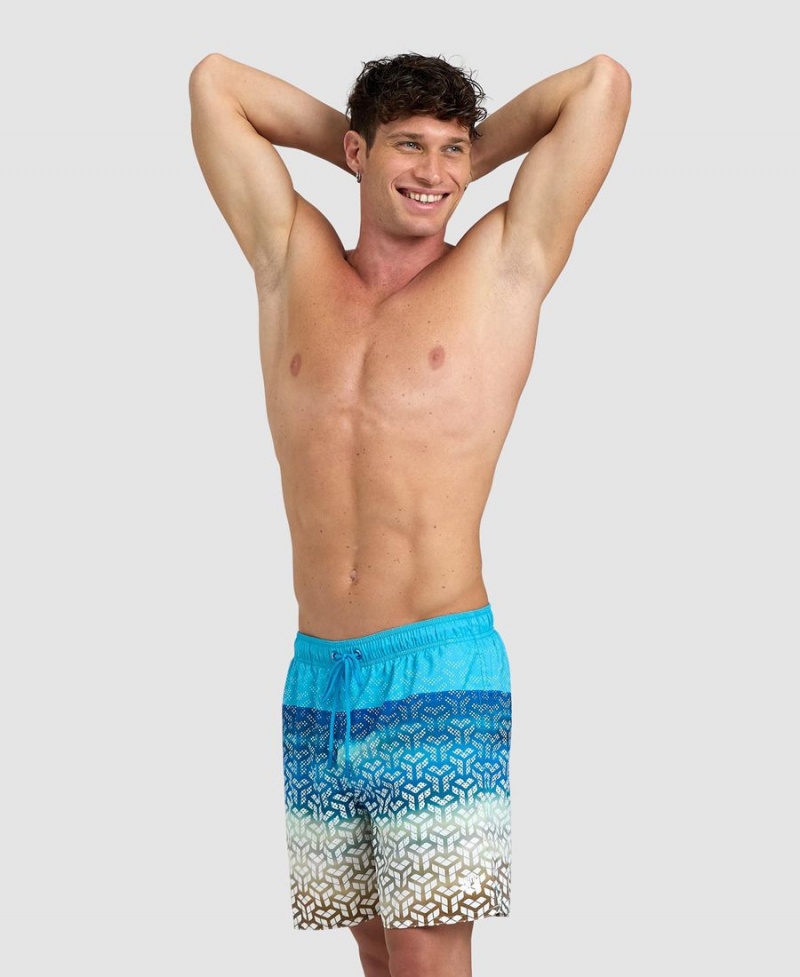 Turquoise Short Arena Placed Beach - VUS-2477014