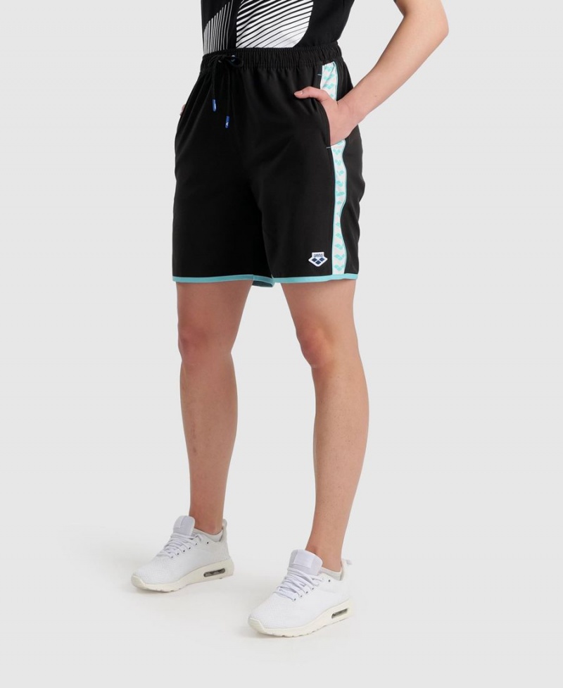 Noir Blanche Short Arena Icons Teamstripe Bermuda - MKJ-3569443