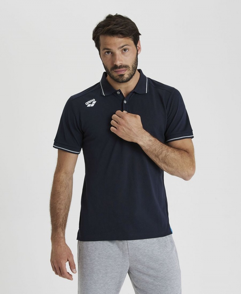 Bleu Marine Polo Arena Team Solid - CWO-6956439