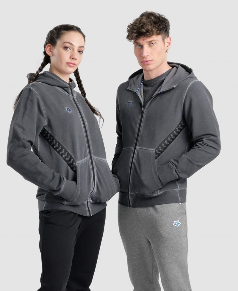 Grise Veste Arena Icons Encapuchonné - MRM-8089129