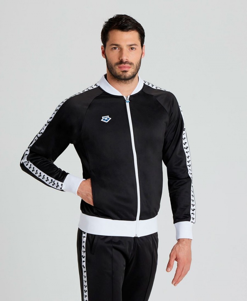 Noir Blanche Veste Arena Relax IV Team Full-Zip - WAA-9556455