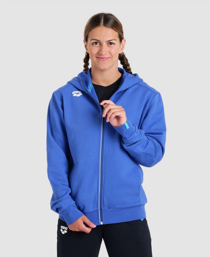 Bleu Veste Arena Team Encapuchonné Panel - BCO-7137860