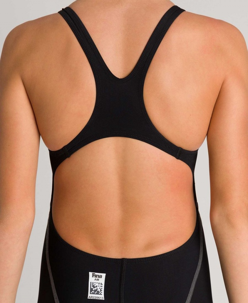 Noir Combinaison Natation Arena Powerskin ST 2.0 Youth Open Back - HDJ-2389441