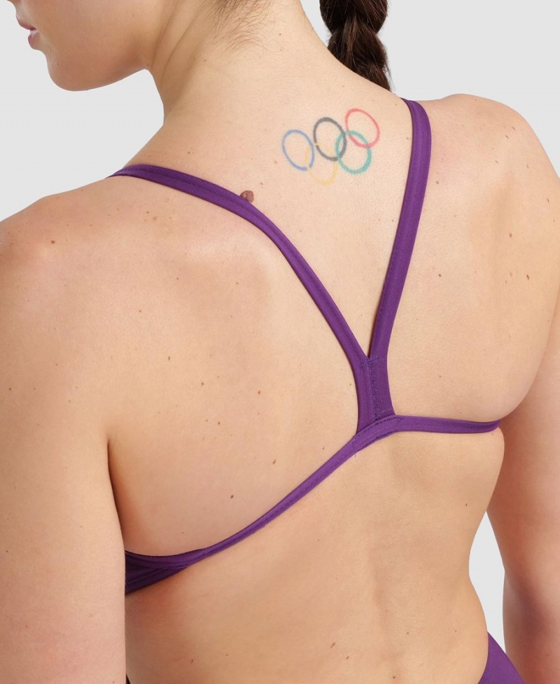 Violette Maillot de Bain Arena Team Challenge Back - GJI-8081810