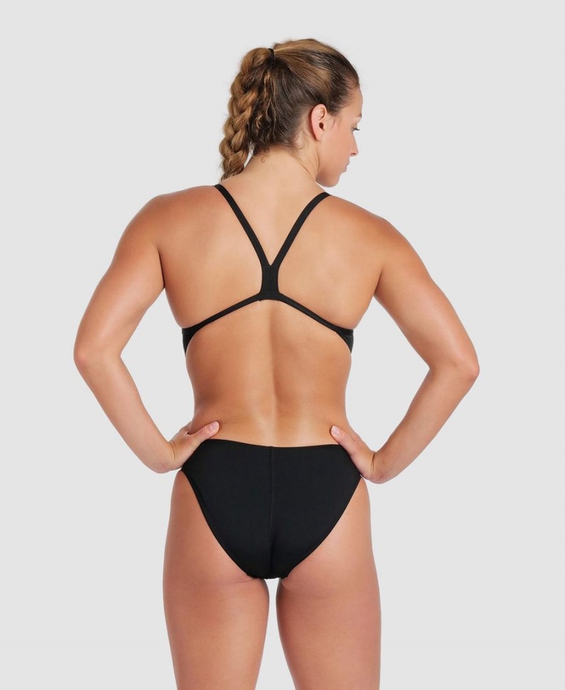 Noir Doré Maillot de Bain Arena Team Challenge Back - NUS-7222415