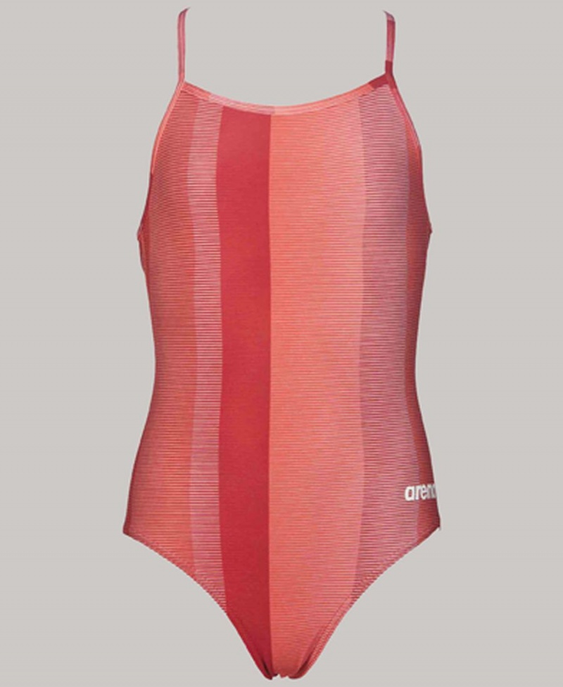 Rouge Maillot de Bain Arena Blended Stripe Youth Light Drop Back - JGB-0053160