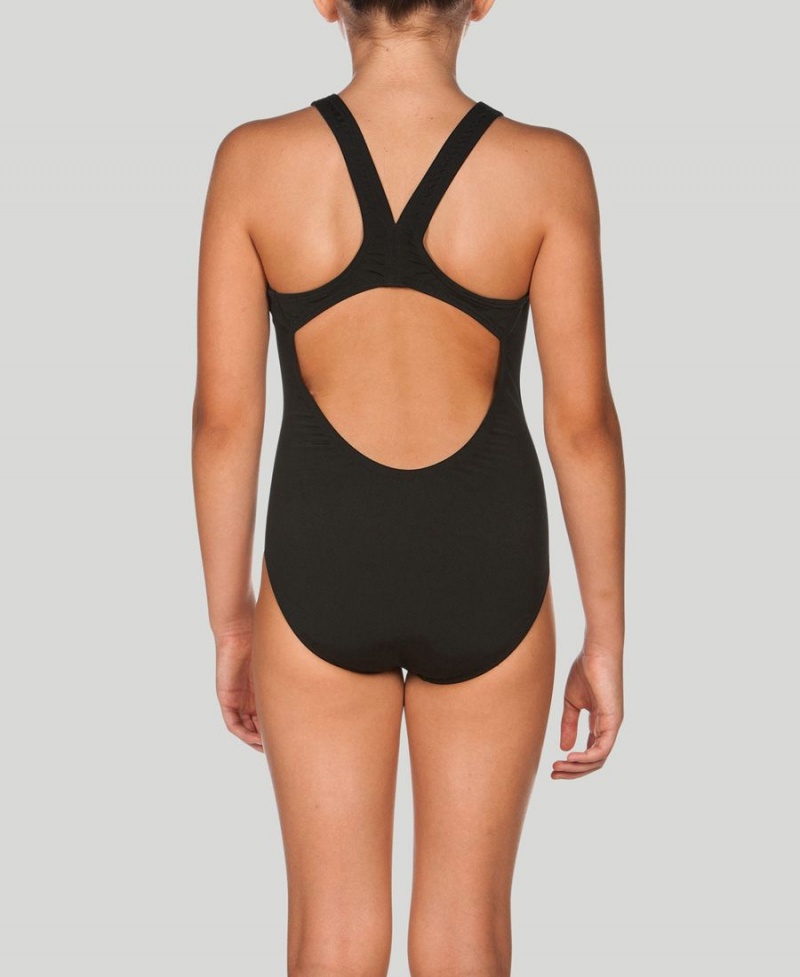 Noir Maillot de Bain Arena Madison Youth Swim Pro Back - DQY-7348445