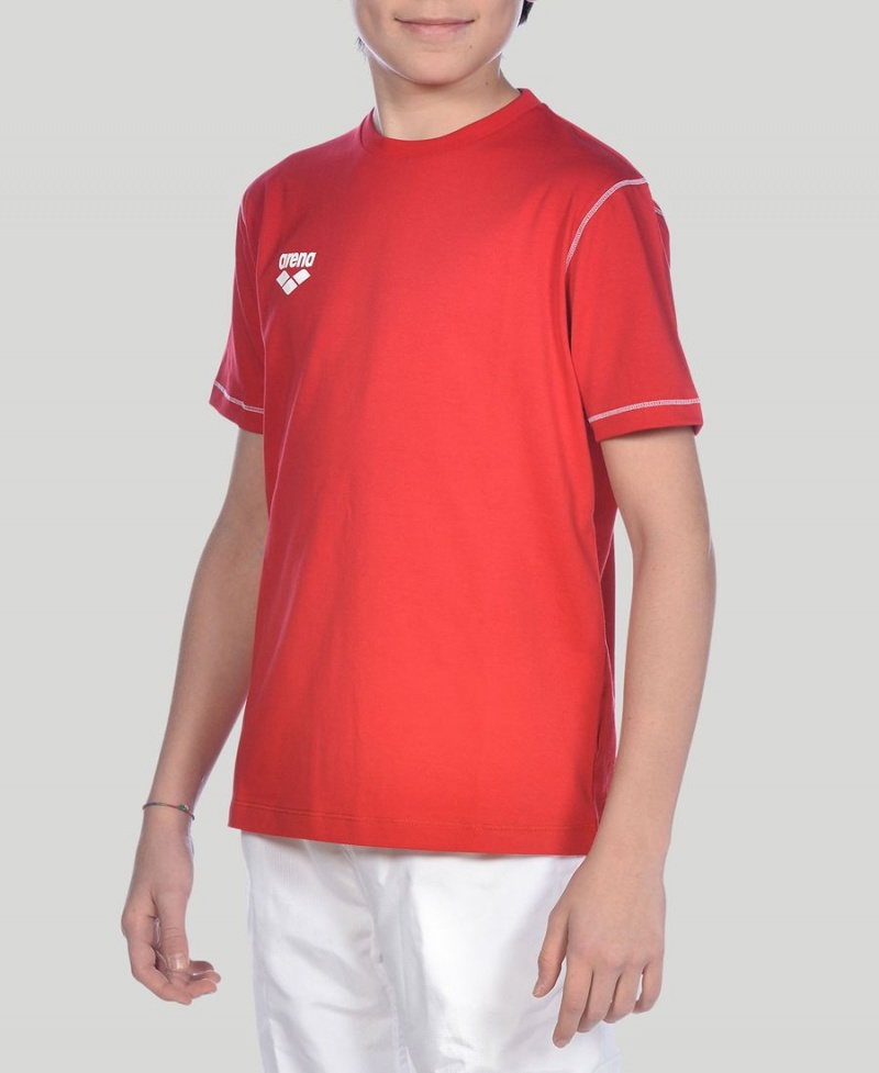 Rouge T-Shirt Arena Youth Team Line Corta Sleeve - GDY-0275392