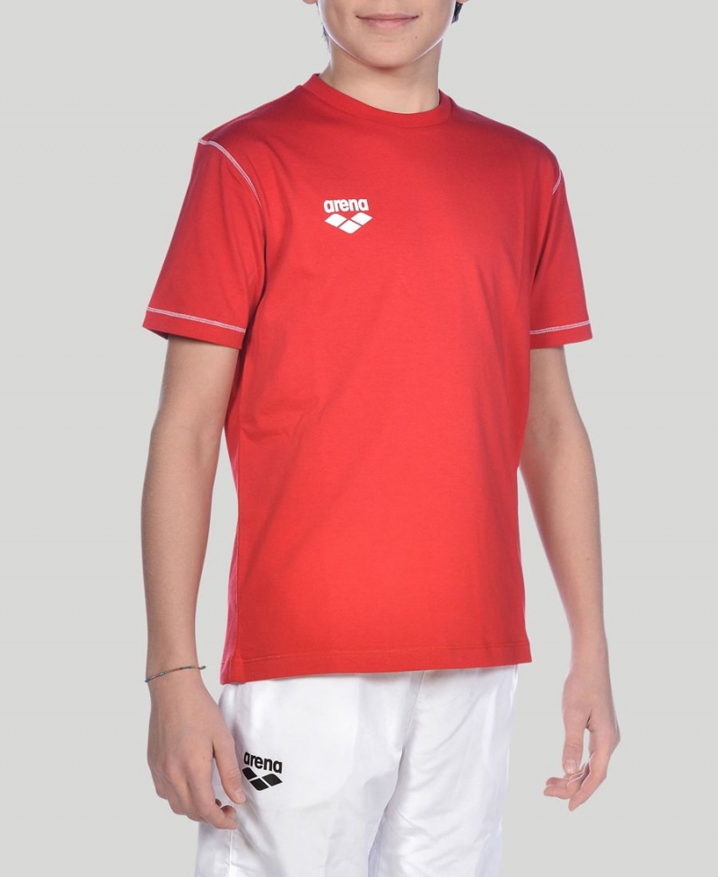 Rouge T-Shirt Arena Youth Team Line Corta Sleeve - GDY-0275392