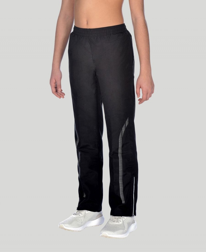 Noir Pantalon Arena Youth Team Line Warm-Up - OBL-1980610