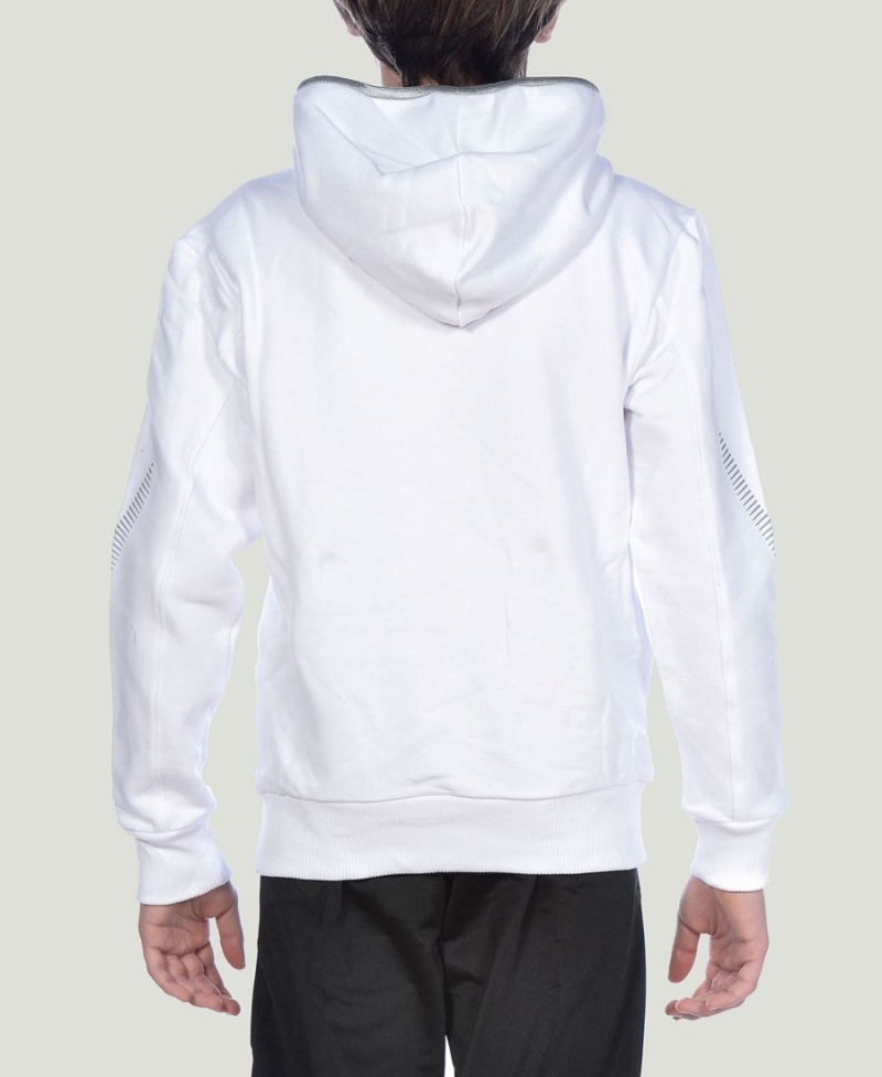 Blanche Sweat a Capuche Arena Youth Team Line Long Sleeve - QPZ-7514176