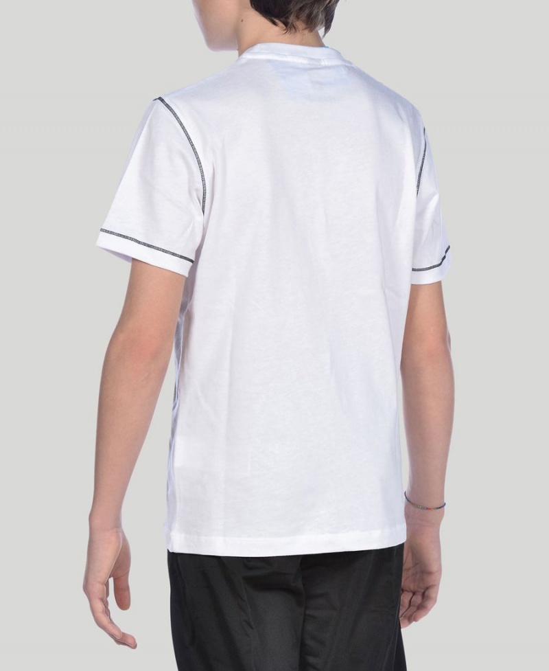 Blanche T-Shirt Arena Youth Team Line Corta Sleeve - MCV-6042020