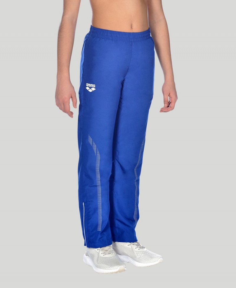 Bleu Pantalon Arena Youth Team Line Warm-Up - UOV-3059639