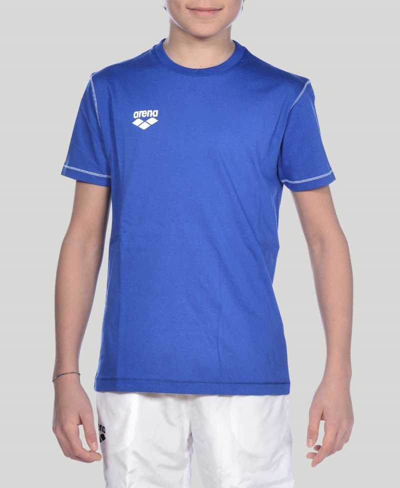 Bleu T-Shirt Arena Youth Team Line Corta Sleeve - VLS-9545961