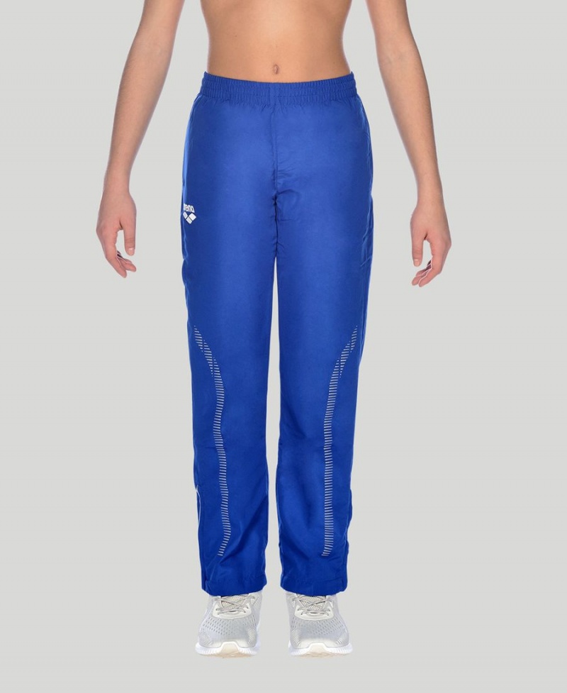 Bleu Pantalon Arena Youth Team Line Warm-Up - UOV-3059639