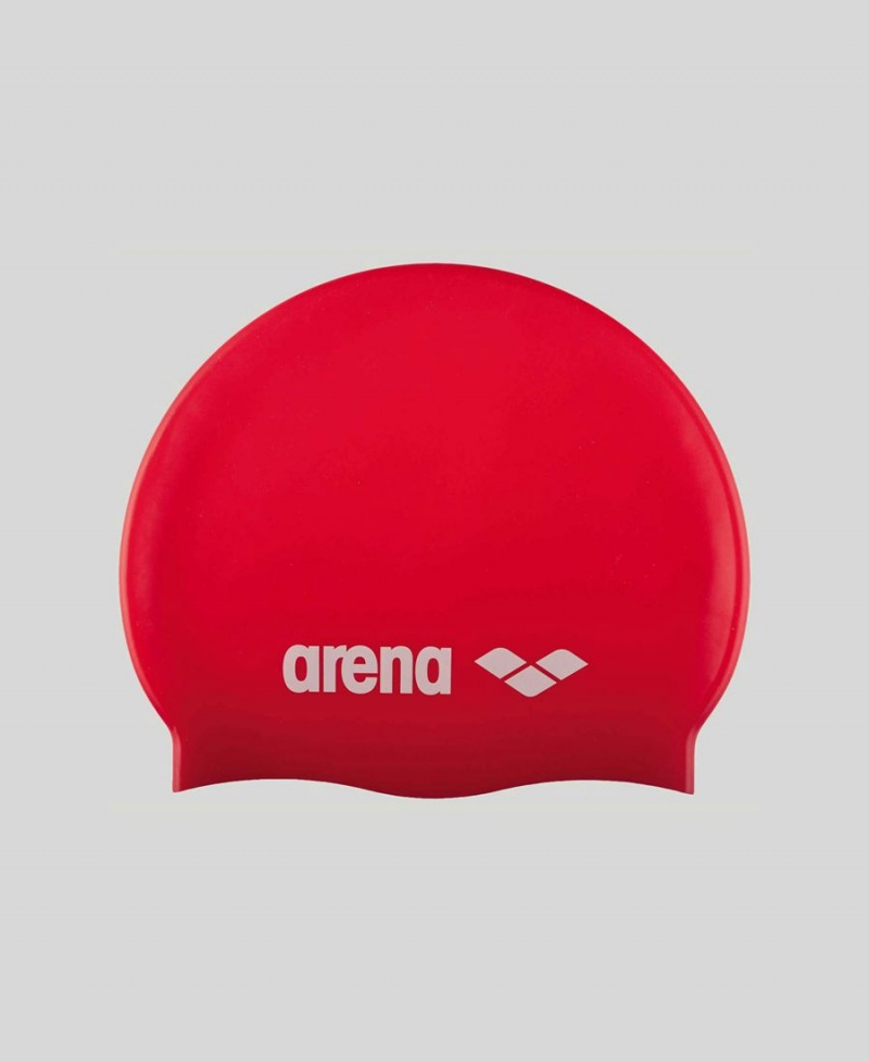 Rouge Bonnet de Bain Arena Classiche Silicone Youth - OZV-3655456