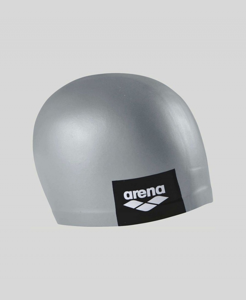 Grise Bonnet de Bain Arena Logo Moulded Silicone - PNO-4358916