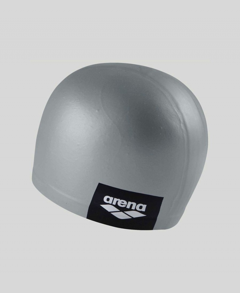 Grise Bonnet de Bain Arena Logo Moulded Silicone - PNO-4358916