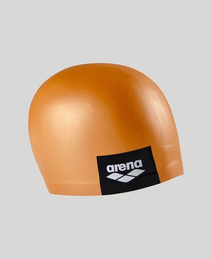 Orange Bonnet de Bain Arena Logo Moulded Silicone - BQP-2362809