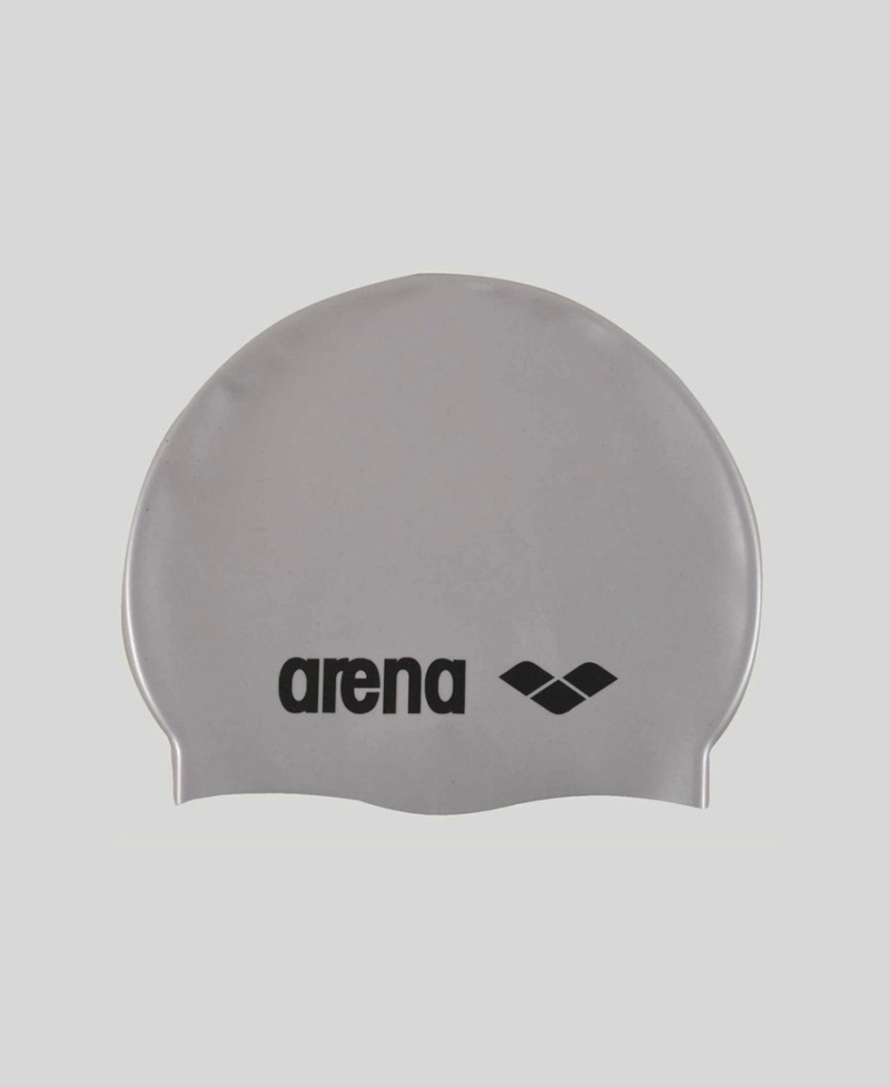 Argent Bonnet de Bain Arena Classiche Silicone Youth - YWY-4205583