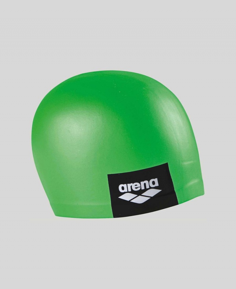 Vert Bonnet de Bain Arena Logo Moulded Silicone - JOQ-4303101