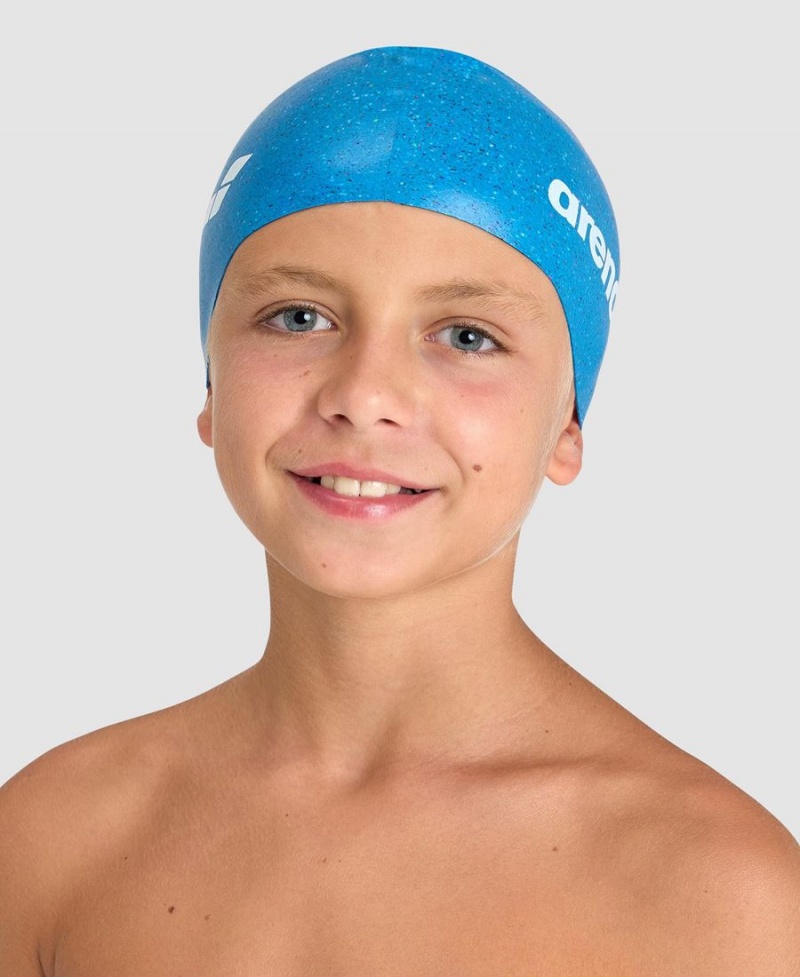 Bleu Bonnet de Bain Arena Silicone Jr - FVM-6740417