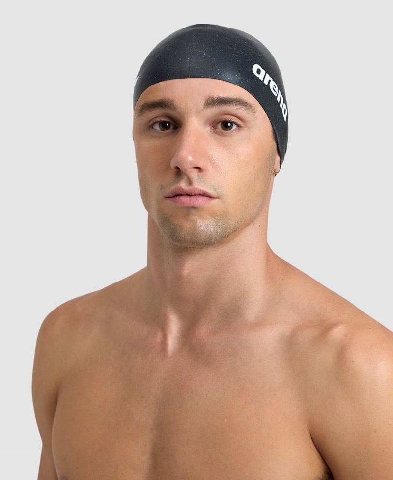 Noir Bonnet de Bain Arena Silicone - JLB-0679345