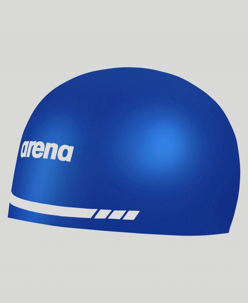 Bleu Bonnet de Bain Arena 3D Soft - KOA-8680686