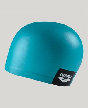 Turquoise Bonnet de Bain Arena Logo Moulded Silicone - SRK-7752463