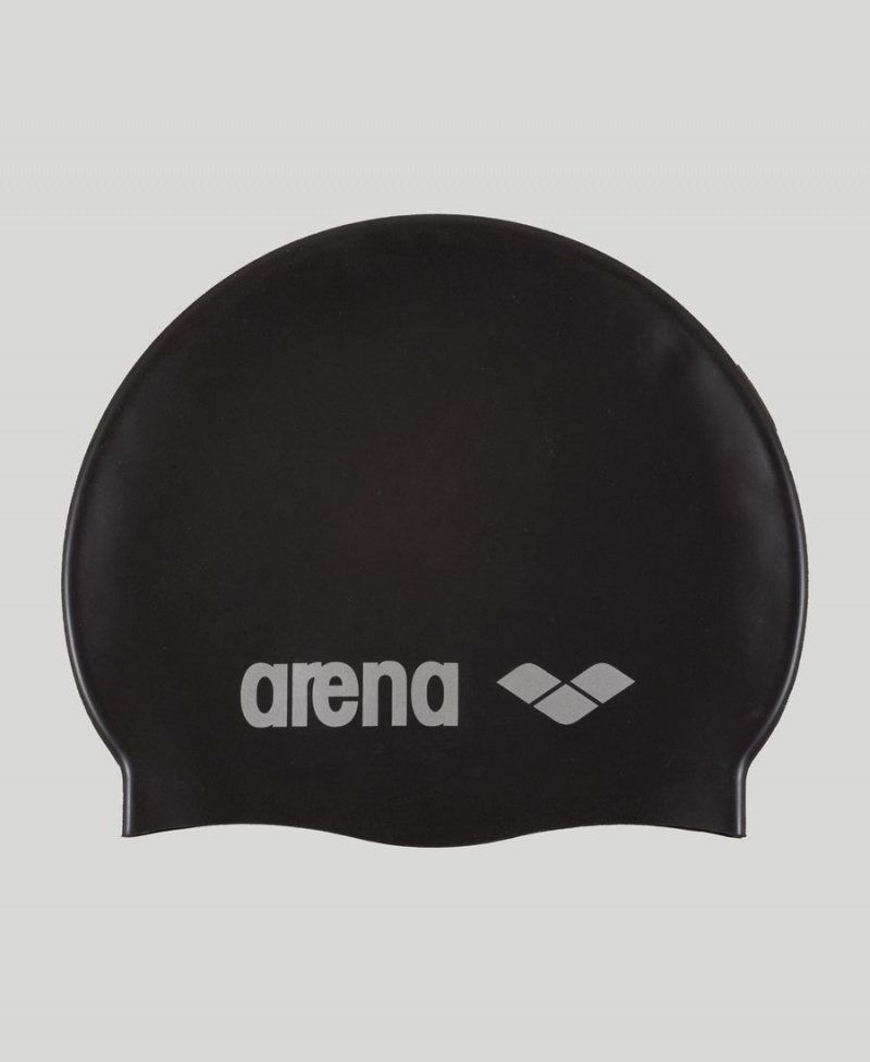 Noir Bonnet de Bain Arena Classiche Silicone - OKY-3417407