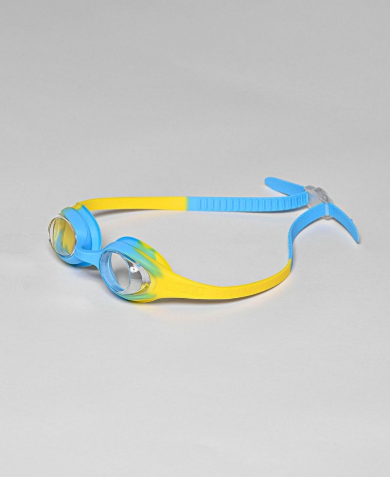 Jaune Bleu Lunette Natation Arena Spider Kids - QVZ-7094170