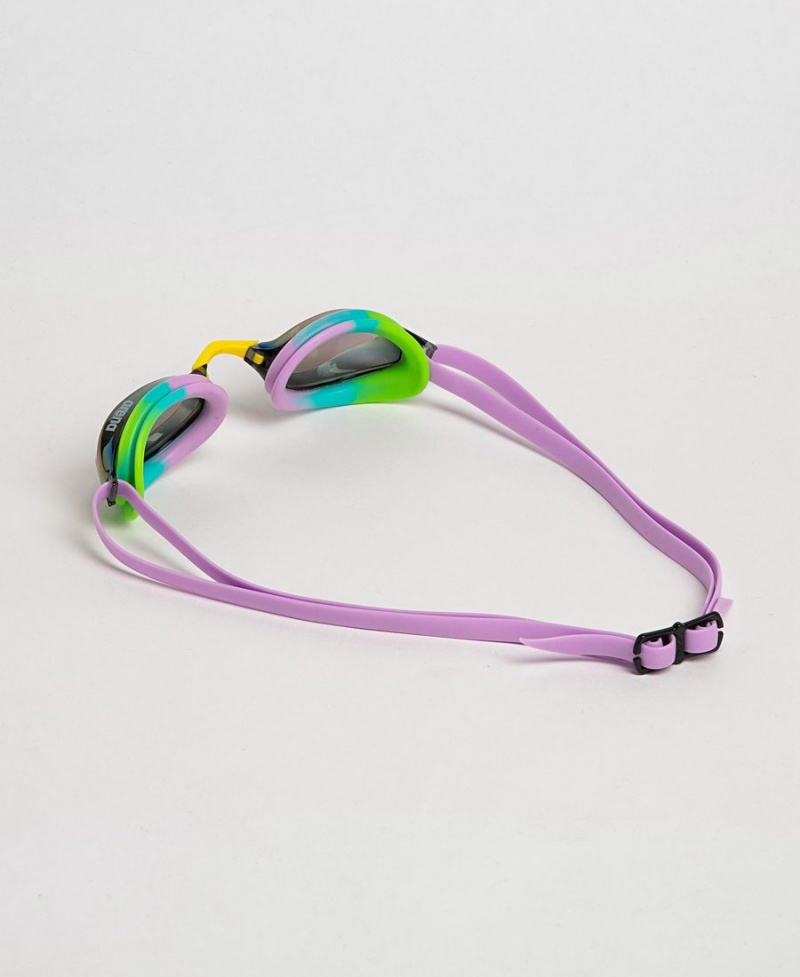 Vert Violette Lunette Natation Arena Python Mirror - OCZ-6980502