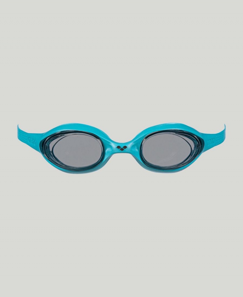 Grise Bleu Noir Lunette Natation Arena Spider - JPP-9509762