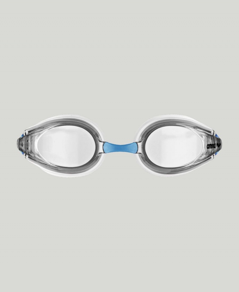 Bleu Blanche Lunette Natation Arena Tracks Jr - LQW-4637632