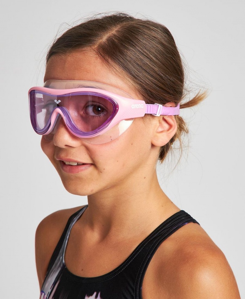 Rose Violette Lunette Natation Arena The One Mask Jr - ISV-9345962