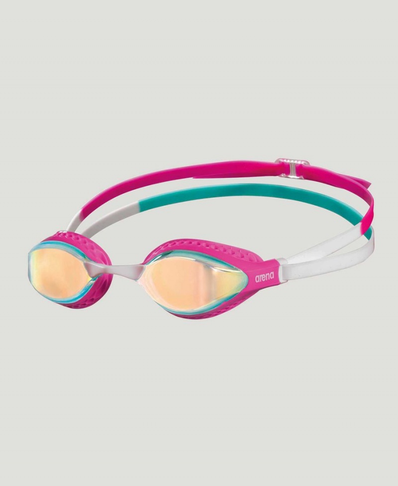 Jaune Rose Multicolore Lunette Natation Arena Air Speed Mirror - XRR-7111752