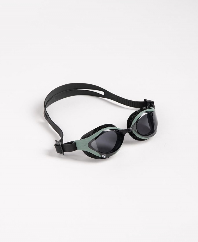 Vert Olive Noir Lunette Natation Arena Air-Bold Swipe - GHS-5406096